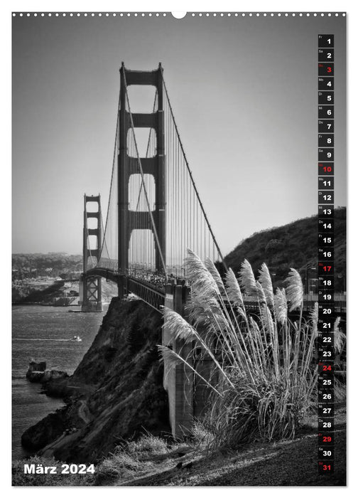 STADTBILDER Monochrome Momente (CALVENDO Wandkalender 2024)