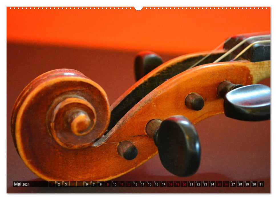 Geige - Magie der Klänge (CALVENDO Premium Wandkalender 2024)