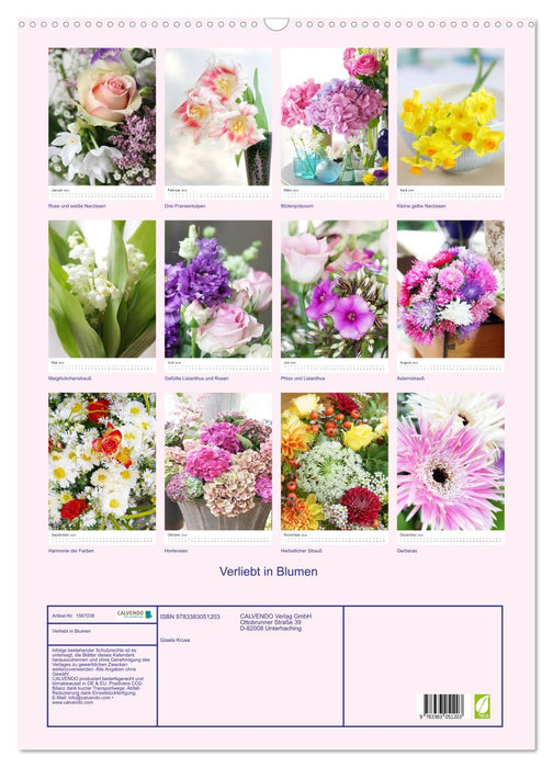 Verliebt in Blumen (CALVENDO Wandkalender 2024)