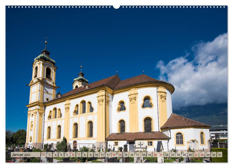Innsbruck - La ville au cœur des Alpes (Calendrier mural CALVENDO Premium 2024) 
