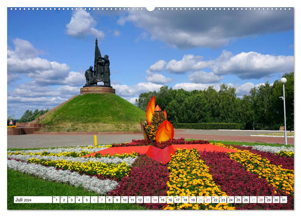 Orgue Staline et T-34 – Histoire militaire soviétique (Calvendo Premium Wall Calendar 2024) 