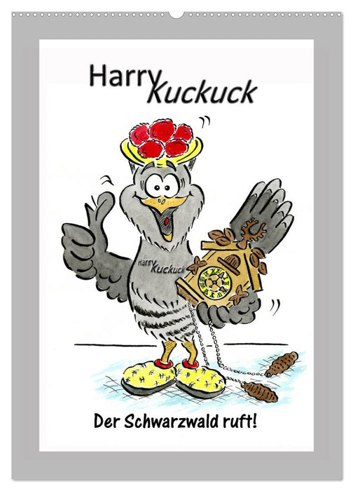 HarryKuckuck - La Forêt-Noire appelle (calendrier mural CALVENDO 2024) 