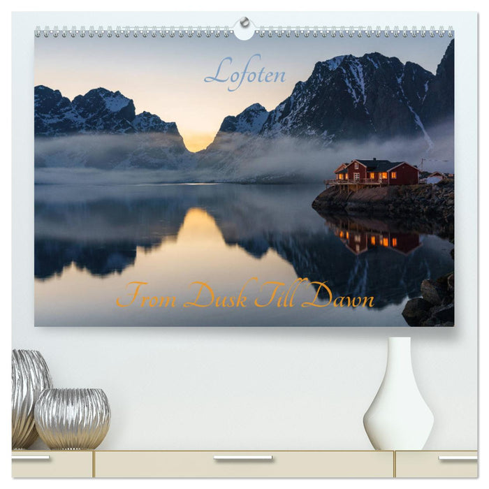 Lofoten – Du crépuscule à l’aube (Calvendo Premium Wall Calendar 2024) 