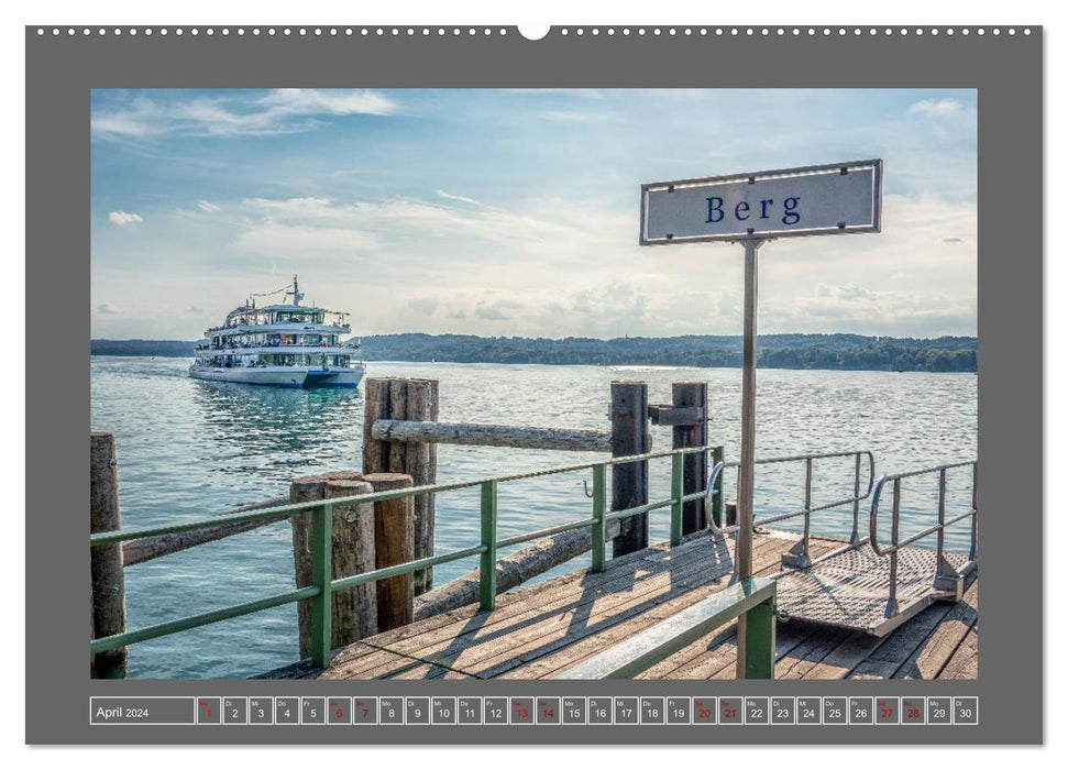 Impressions du lac Starnberg II (Calendrier mural CALVENDO Premium 2024) 