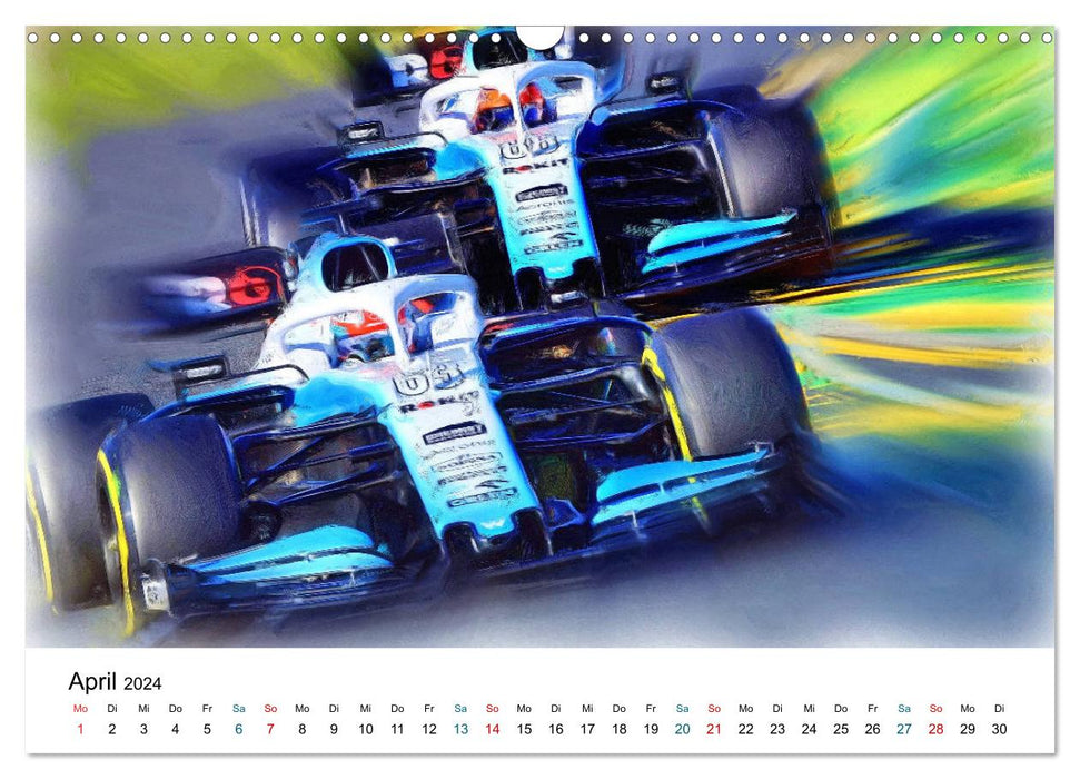 Königsklasse FORMEL 1 (CALVENDO Wandkalender 2024)