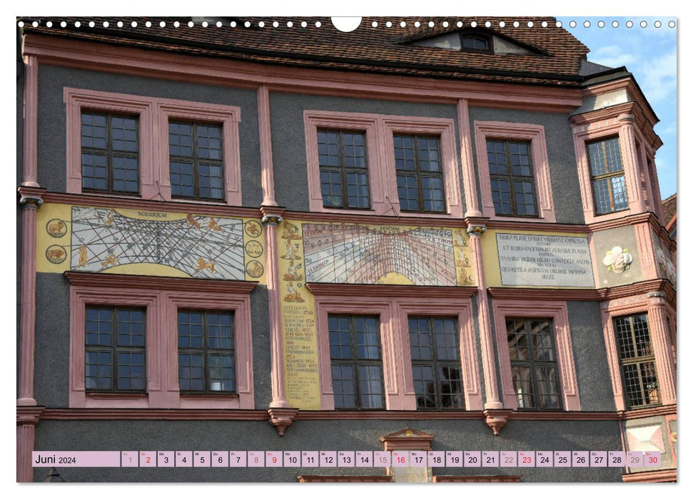 Façades riches à Görlitz (calendrier mural CALVENDO 2024) 