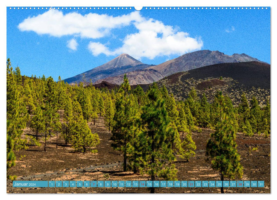 Le Pico del Teide - Michael Jaster (Calendrier mural CALVENDO 2024) 