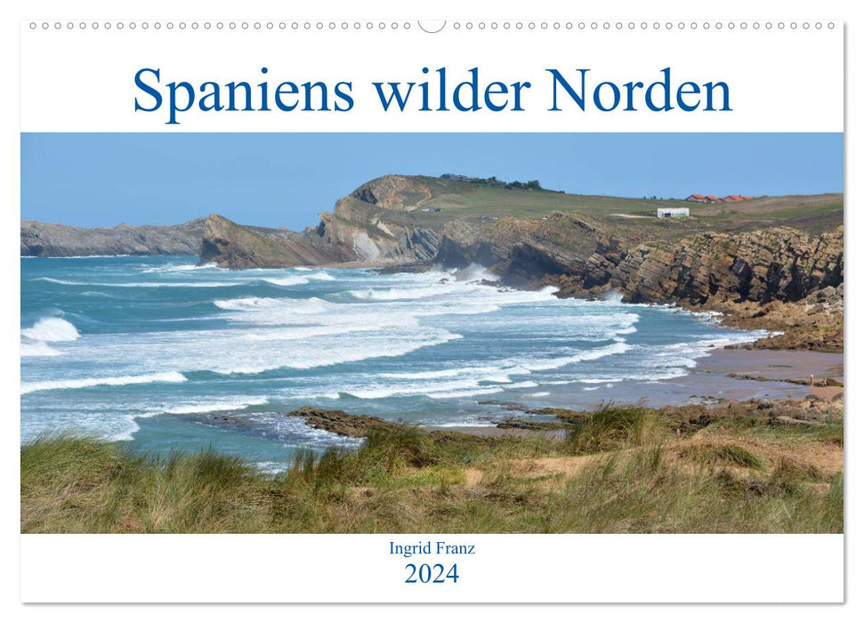 Le nord sauvage de l'Espagne (calendrier mural CALVENDO 2024) 