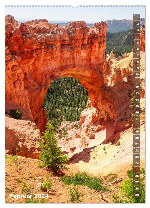 BRYCE CANYON Natur Pur (CALVENDO Premium Wandkalender 2024)