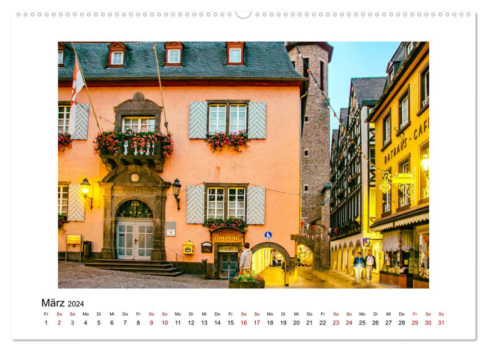 Cochem - an der Mosel (CALVENDO Premium Wandkalender 2024)