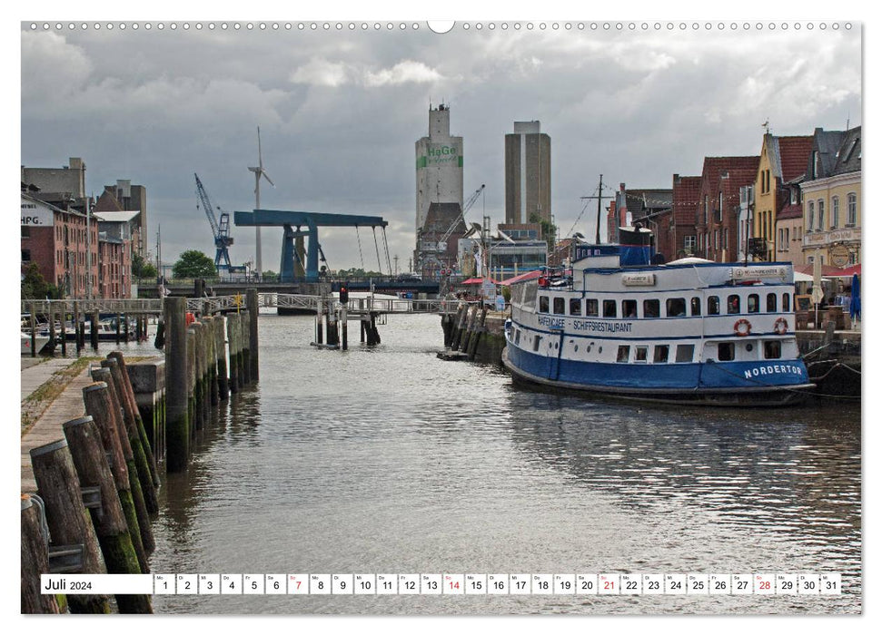 Die Nordsee zwischen Stade und Pellworm (CALVENDO Premium Wandkalender 2024)