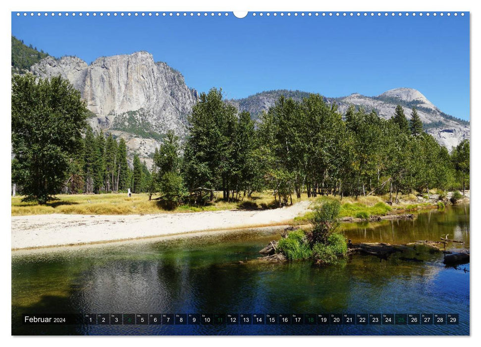 Parc national de Yosemite (Calvendo Premium Calendrier mural 2024) 