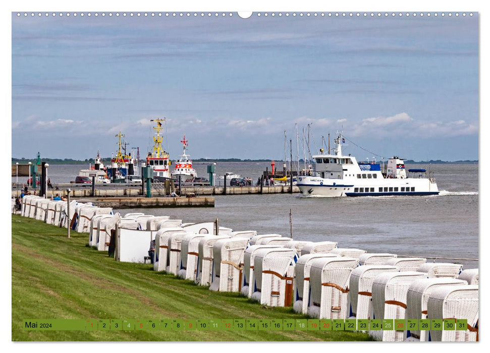 Wilhelmshaven, maritime Bilderreise (CALVENDO Premium Wandkalender 2024)