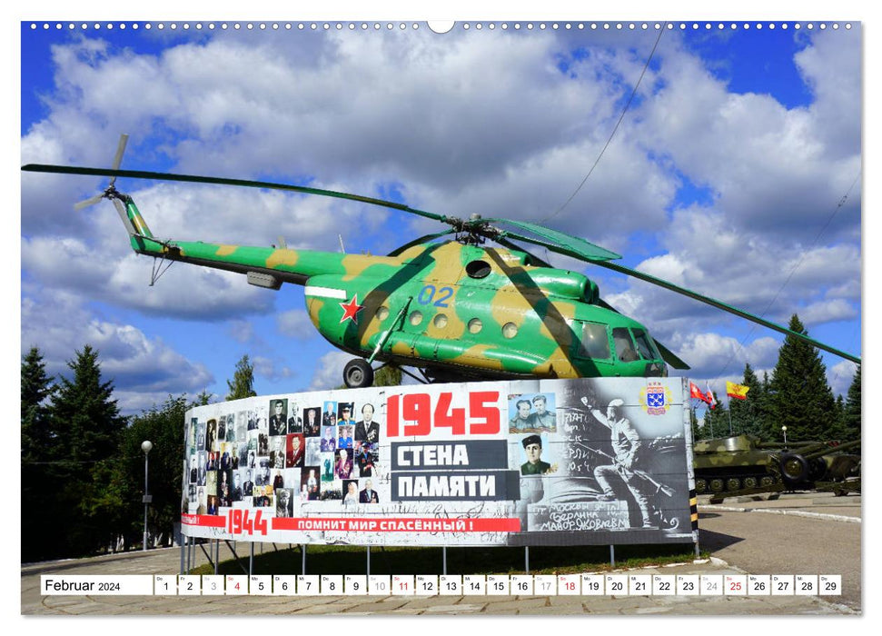 Orgue Staline et T-34 - Histoire militaire soviétique (Calendrier mural CALVENDO 2024) 