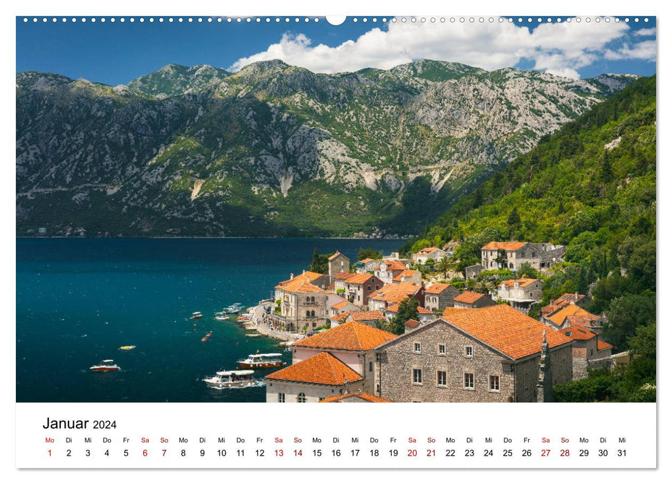Montenegro - Im Land der schwarzen Berge (CALVENDO Premium Wandkalender 2024)