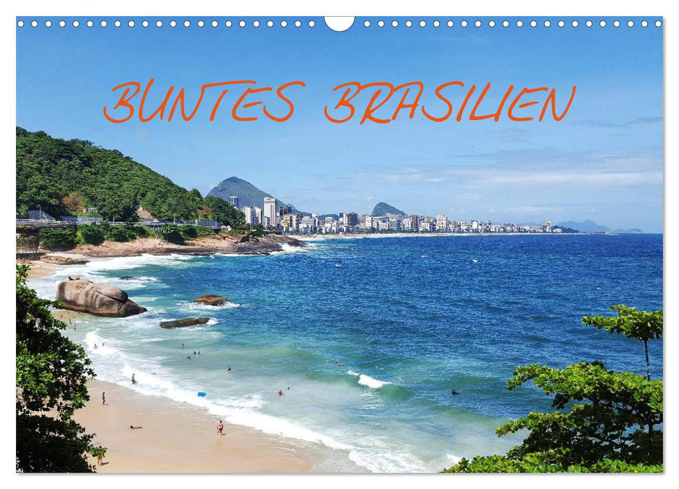 Buntes Brasilien (CALVENDO Wandkalender 2024)