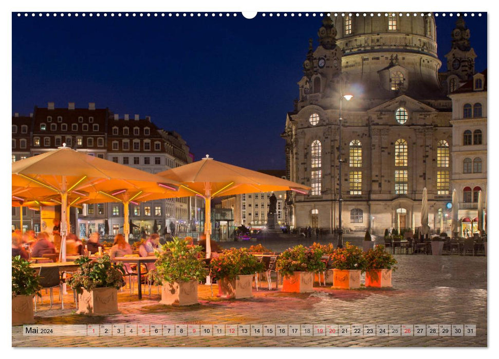 Dresden - fotografiert von Michael Allmaier (CALVENDO Premium Wandkalender 2024)