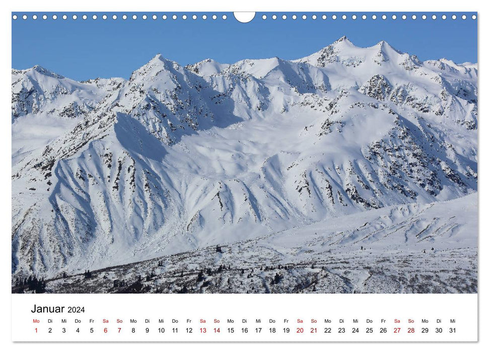 Alaska und West-Kanada (CALVENDO Wandkalender 2024)