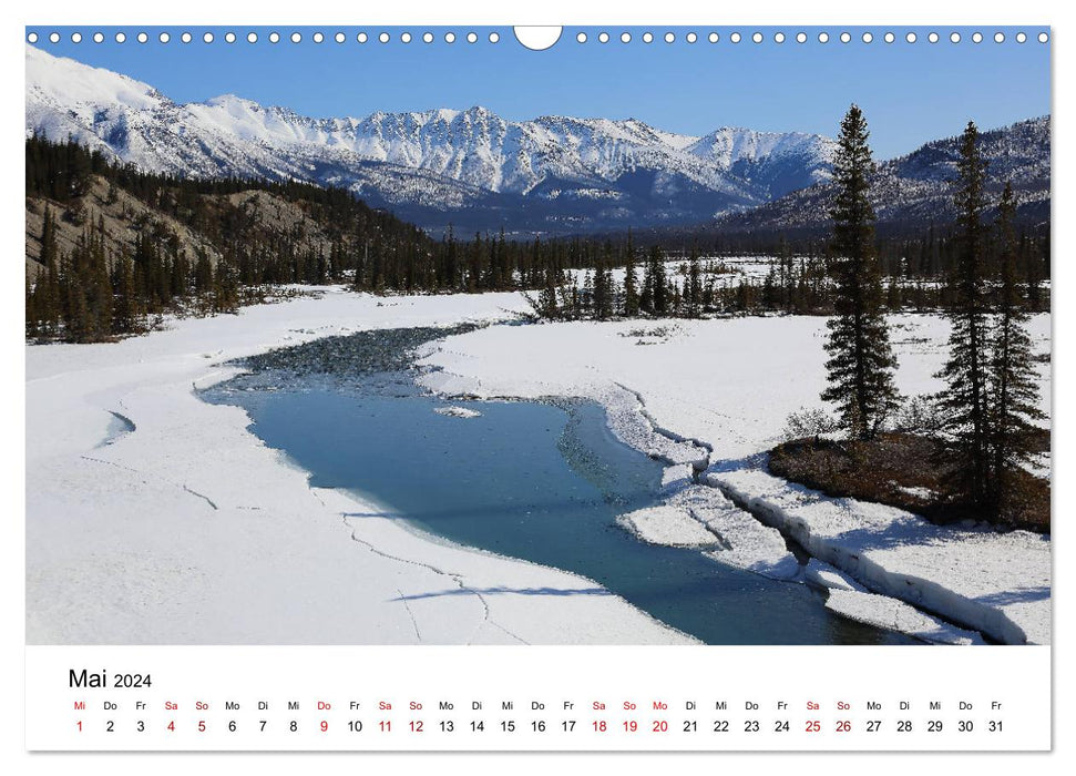 Alaska et Ouest canadien (Calendrier mural CALVENDO 2024) 