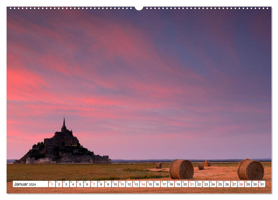 Der Mont Saint Michel (CALVENDO Premium Wandkalender 2024)