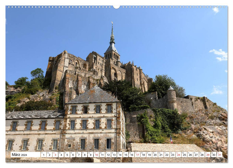 Mont Saint Michel (Calvendo Premium Calendrier mural 2024) 