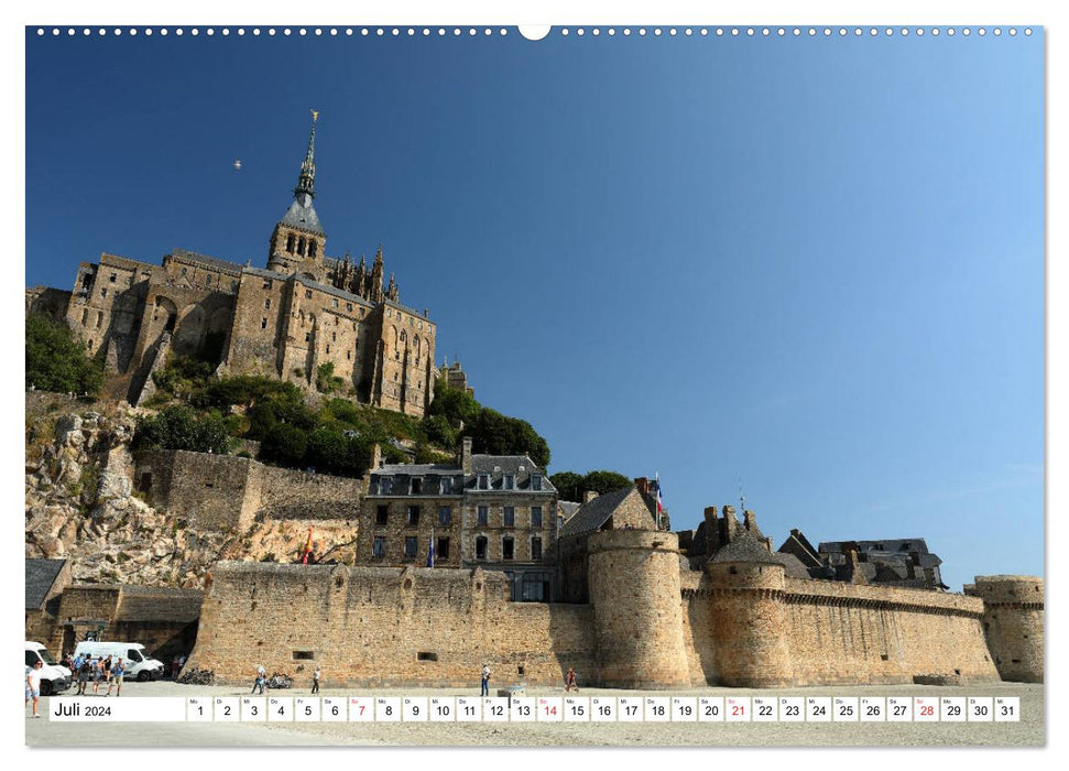 Der Mont Saint Michel (CALVENDO Premium Wandkalender 2024)
