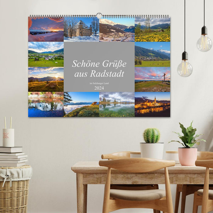 Salutations de Radstadt (calendrier mural CALVENDO 2024) 