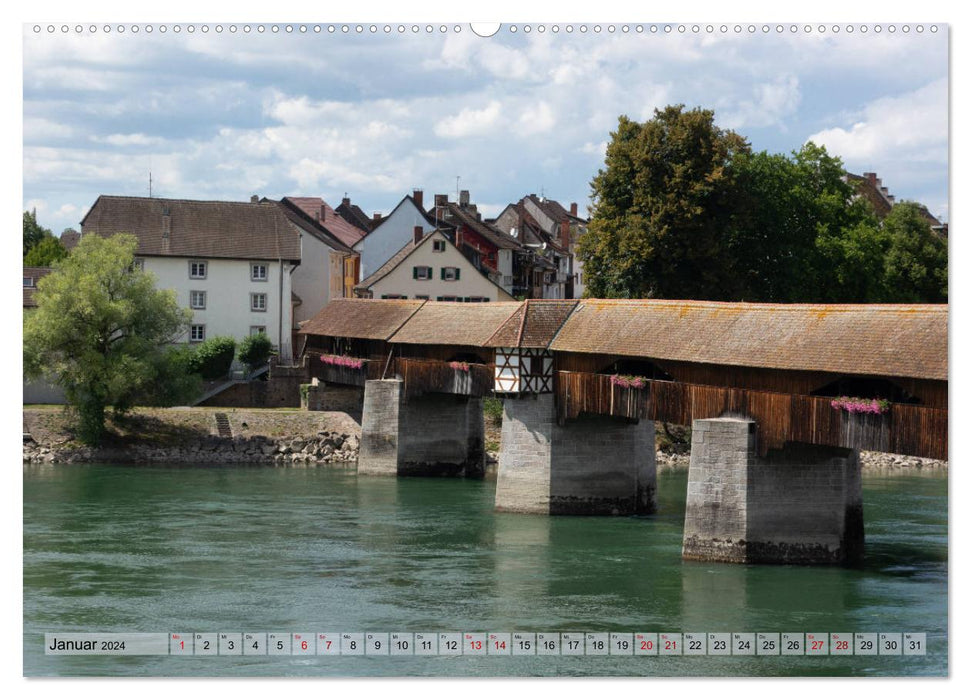 Bad Säckingen - La perle du Haut Rhin (Calendrier mural CALVENDO 2024) 