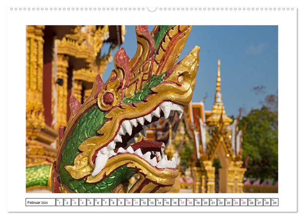 Koh Samui - Paysages culturels fascinants (Calendrier mural CALVENDO 2024) 