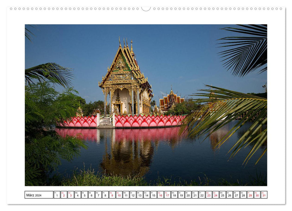 Koh Samui - Paysages culturels fascinants (Calendrier mural CALVENDO 2024) 