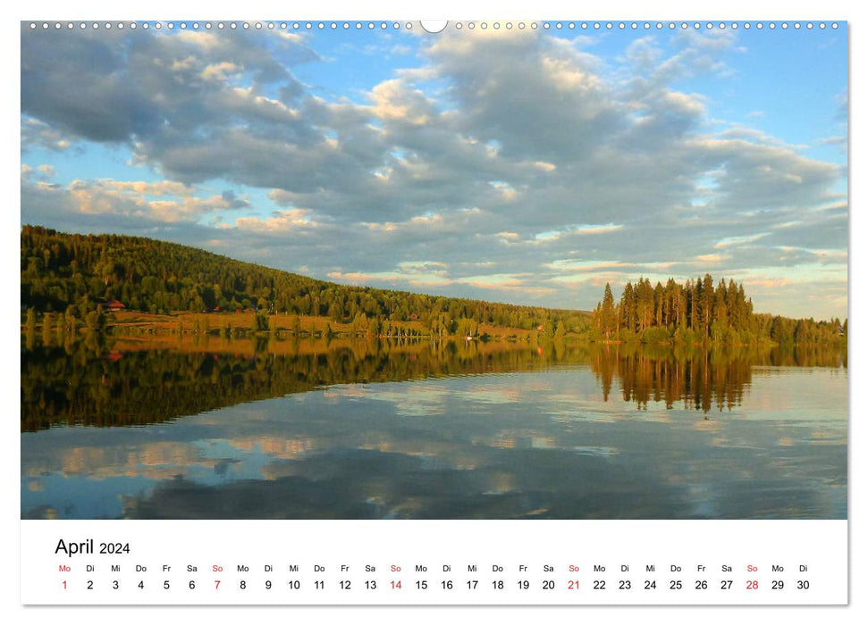 Suède - Värmland (Calvendo Premium Wall Calendar 2024) 