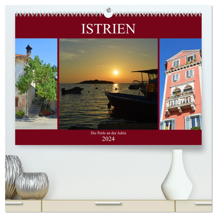 Istrien - Die Perle an der Adria (CALVENDO Premium Wandkalender 2024)
