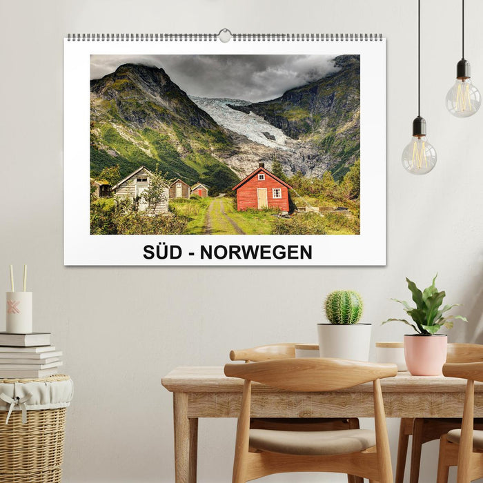 Sud - Norvège (Calendrier mural CALVENDO 2024) 