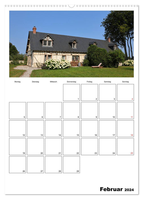 Wunderschöne Normandie (CALVENDO Premium Wandkalender 2024)