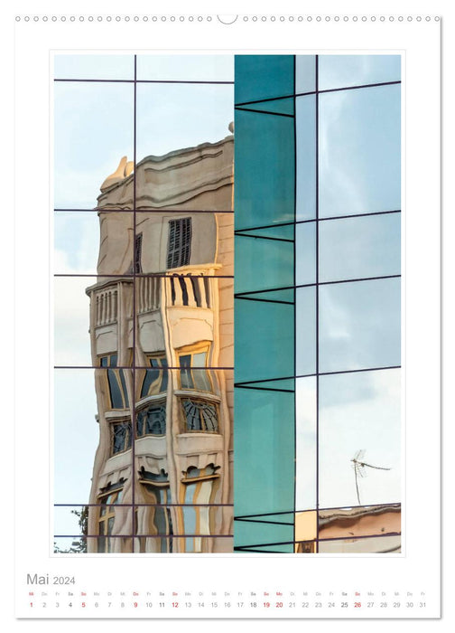 Réflexions dans l'architecture (Calendrier mural CALVENDO 2024) 