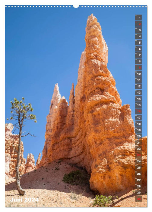 BRYCE CANYON Natur Pur (CALVENDO Wandkalender 2024)