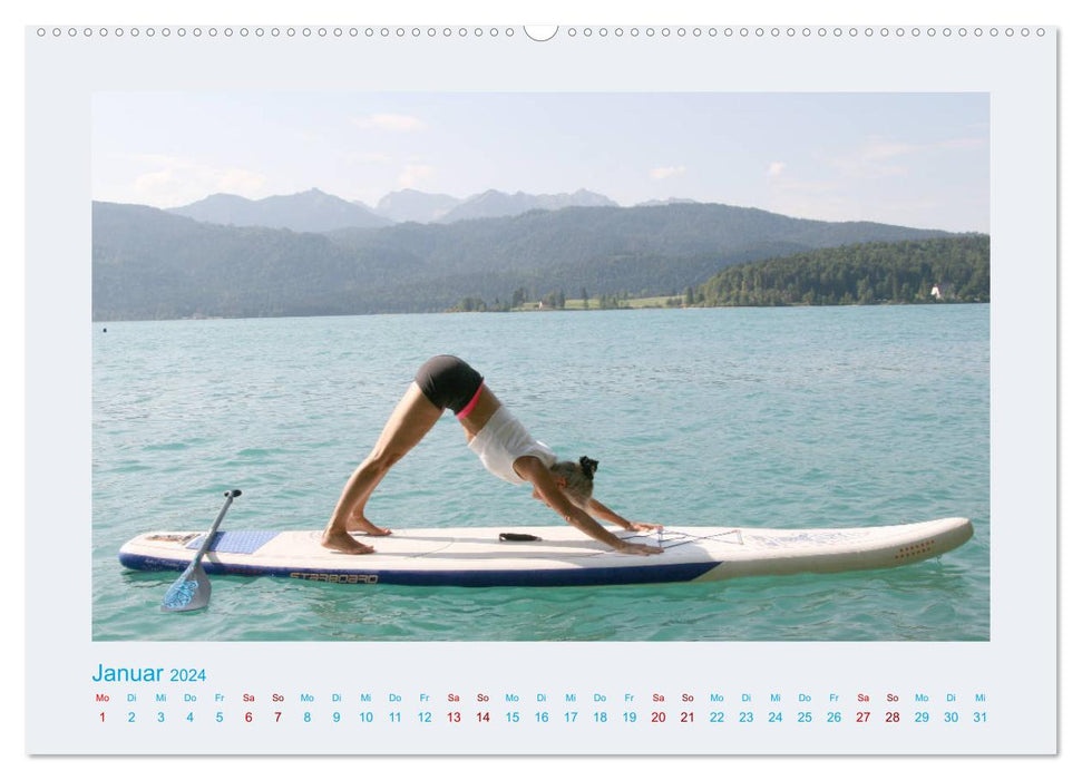 Faszination Yoga - SUP (CALVENDO Premium Wandkalender 2024)