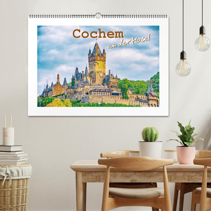 Cochem - an der Mosel (CALVENDO Wandkalender 2024)