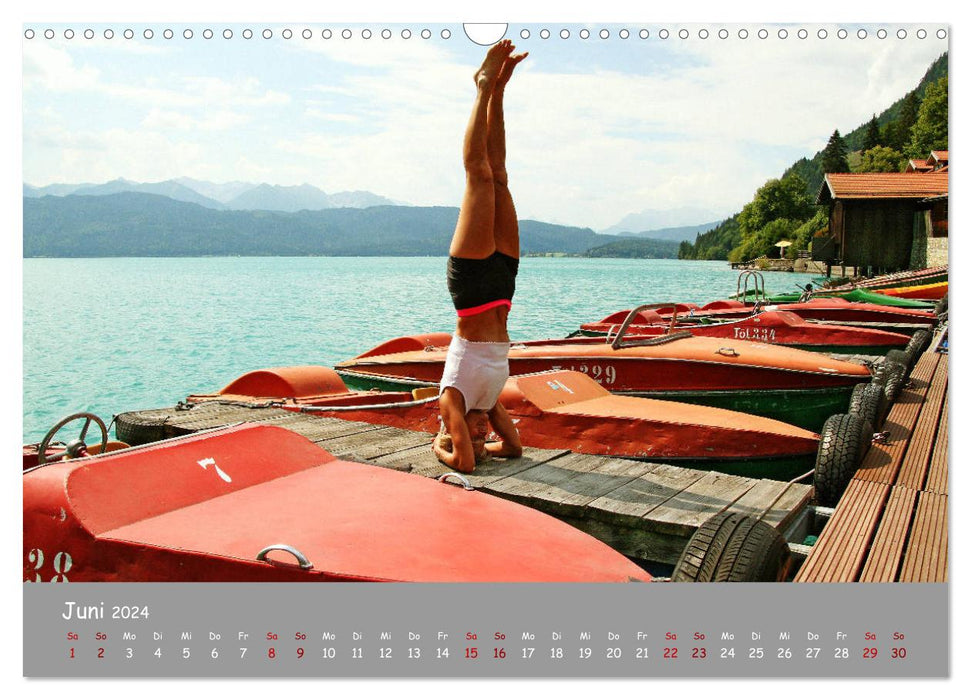 Yoga – Harmonie am Walchensee (CALVENDO Wandkalender 2024)