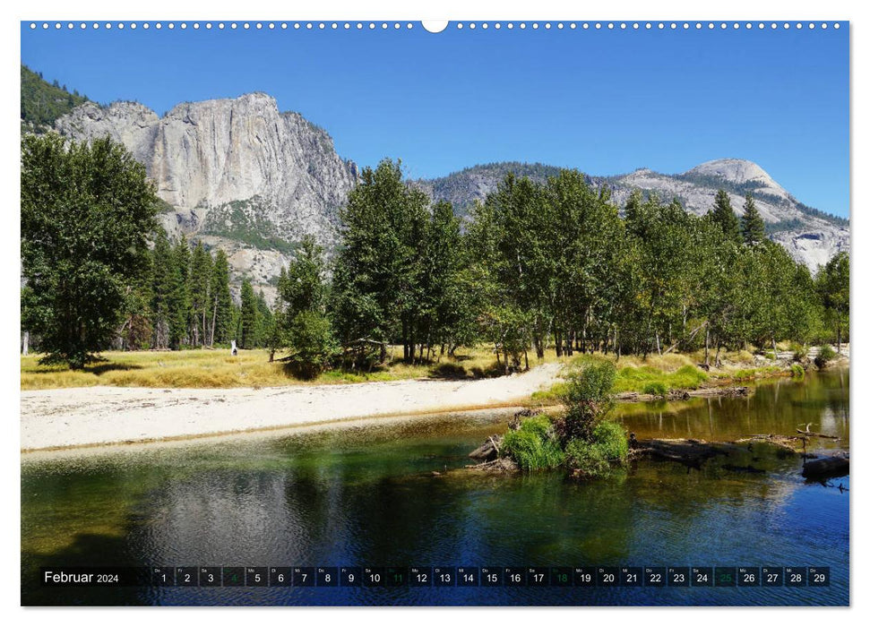 Parc national de Yosemite (calendrier mural CALVENDO 2024) 