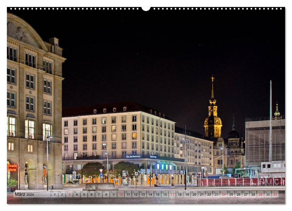 Dresden - fotografiert von Michael Allmaier (CALVENDO Wandkalender 2024)