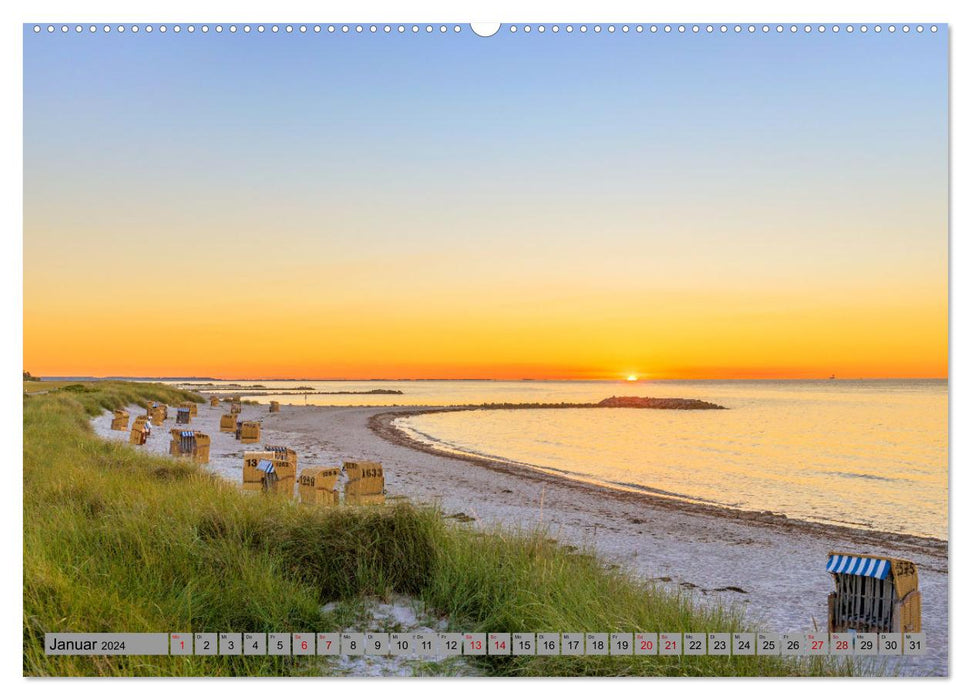 DEUTSCHLAND - Licht am Meer (CALVENDO Premium Wandkalender 2024)