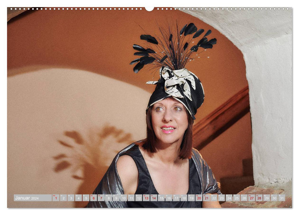 Hat Fashion (CALVENDO Premium Wall Calendar 2024) 
