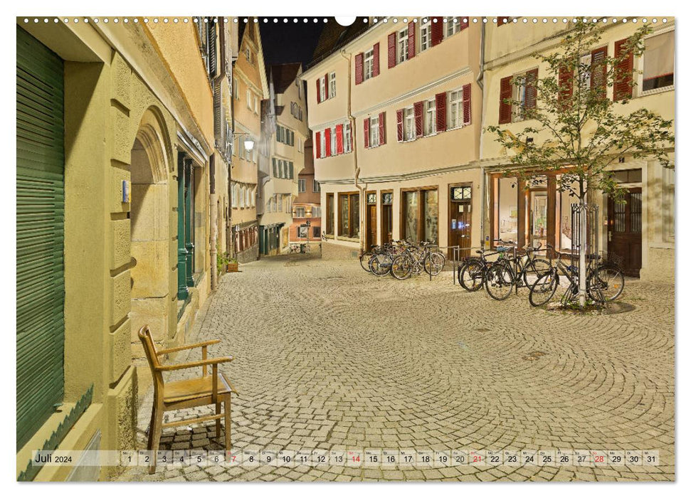 Tübingen - photographié par Michael Allmaier (Calendrier mural CALVENDO Premium 2024) 