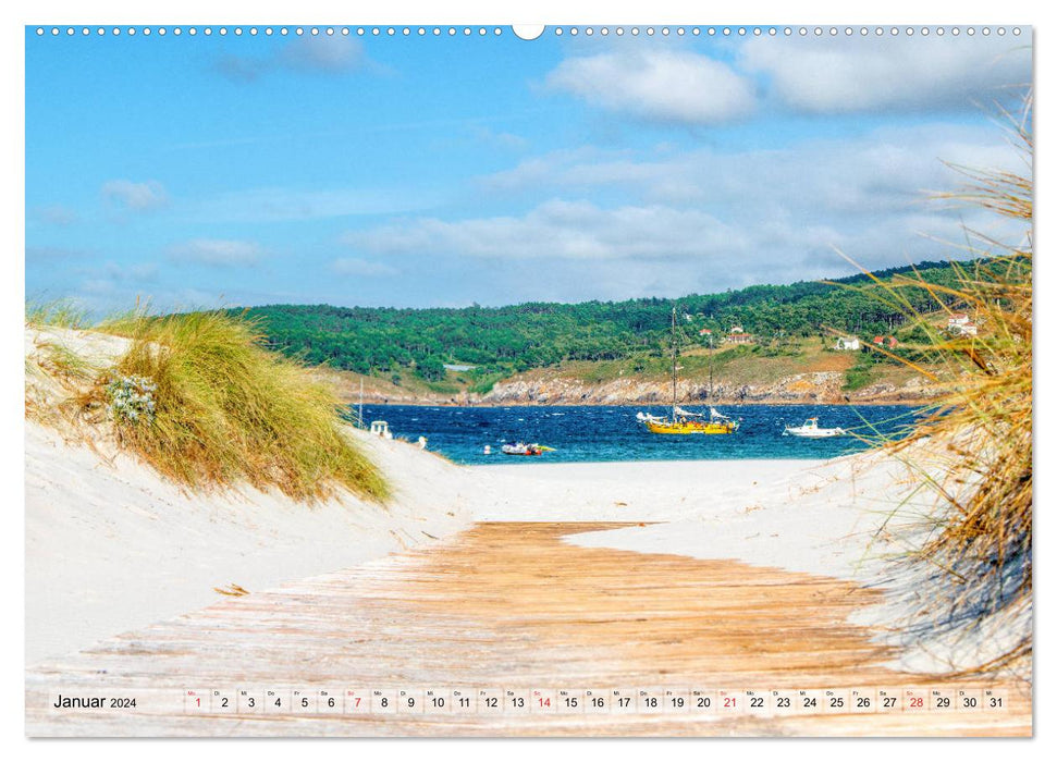 Nordspanien Galicien (CALVENDO Premium Wandkalender 2024)