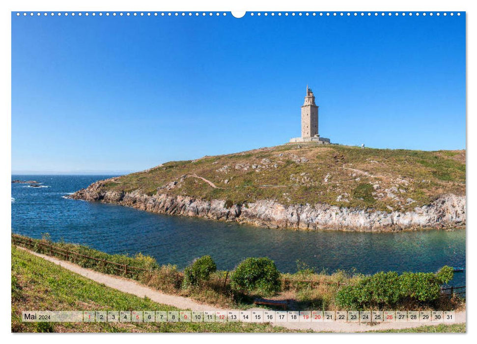 Nordspanien Galicien (CALVENDO Premium Wandkalender 2024)