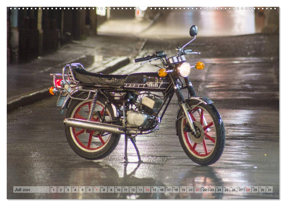 Oldtimer Mopeds - fotografiert von Michael Allmaier (CALVENDO Premium Wandkalender 2024)