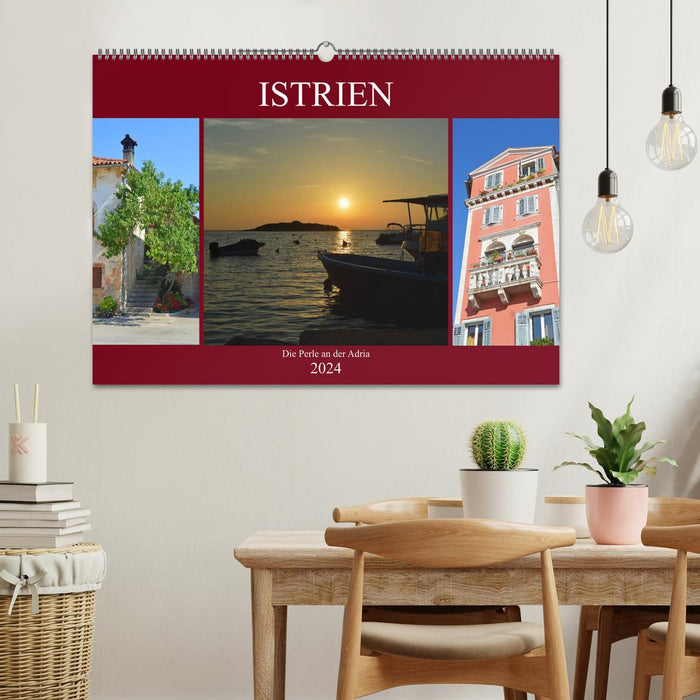 Istrien - Die Perle an der Adria (CALVENDO Wandkalender 2024)
