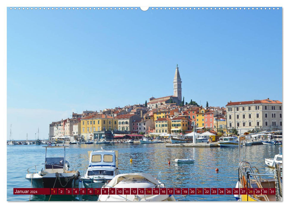 Istrien - Die Perle an der Adria (CALVENDO Wandkalender 2024)