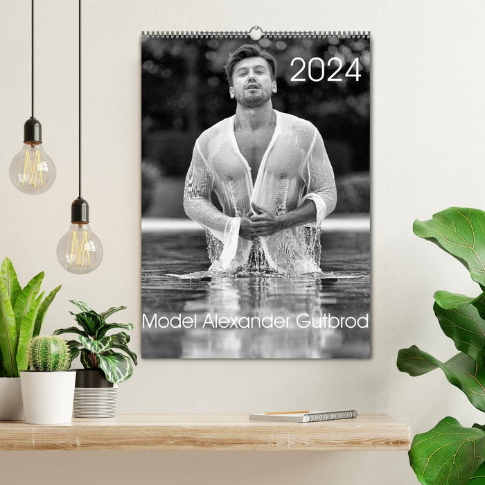 Kalender 2024 Model Alexander Gutbrod (Retro) (CALVENDO Wandkalender 2024)